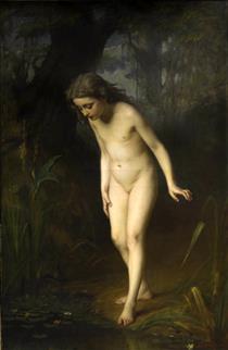 Mirror in the woods - Alexandre Antigna