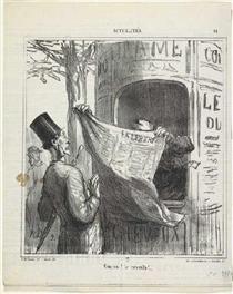 Cuckoo! He's back - Honore Daumier