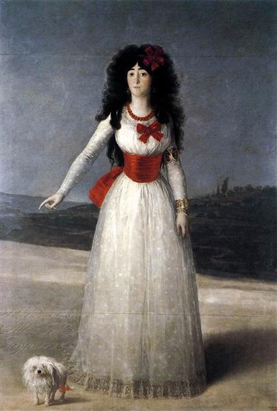 Duchess of Alba, The White Duchess, 1795 - Francisco Goya