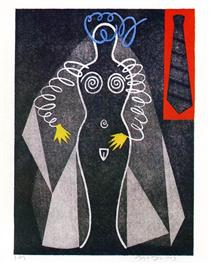 Fiancée électrique - Eduardo Arroyo