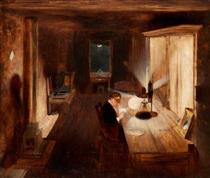 John Jackson, the Wood Engraver at Work - Robert William Buss