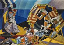 On the Beach - Gino Severini