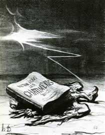 Page of history, Punishments of Victor Hugo - Honore Daumier