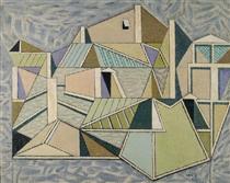 Paris Roofs II - Nikos Hadjikyriakos-Ghikas