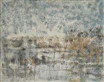 Rainy landscape - Nikos Hadjikyriakos-Ghikas