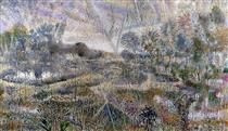 Rainy Landscape II - Nikos Hadjikyriakos-Ghikas
