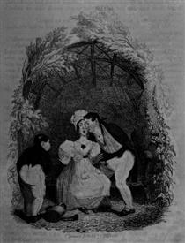 The Pickwick Papers, The Fat Boy Awake - Robert William Buss