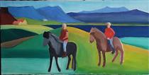 Two Riders - Louisa Matthiasdottir