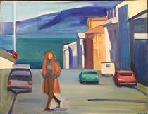Woman in Street - Louisa Matthiasdottir