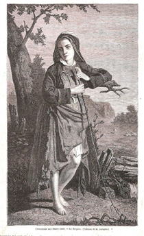 The shepherdess - Alexandre Antigna