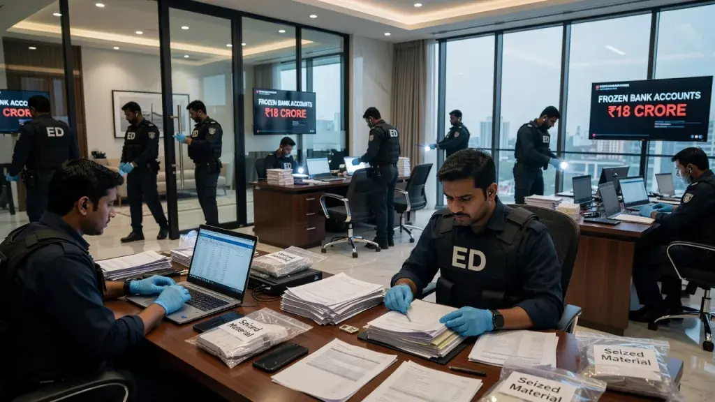 ED Raids Gameskraft Network Over Alleged ₹1,000 Crore Betting Fraud