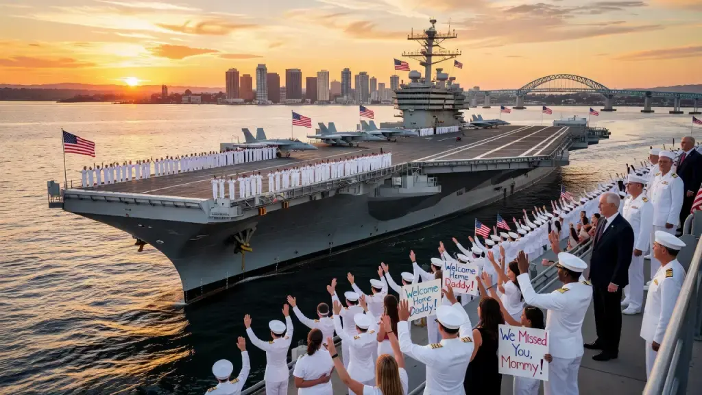 USS Abraham Lincoln Returns to San Diego After Grueling Iran Deployment